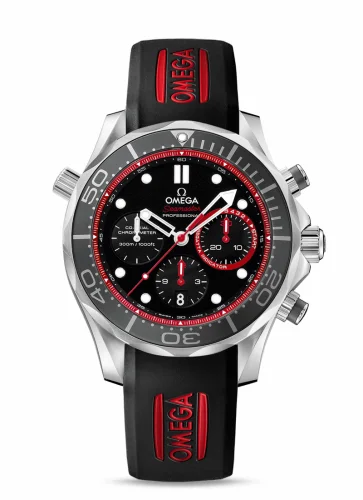 Omega Seamaster Diver 300M Co-Axial 44 Regatta Chronograph Stainless Steel / Black / Rubber / ETNZ 212.32.44.50.01.001 (21232445001001)